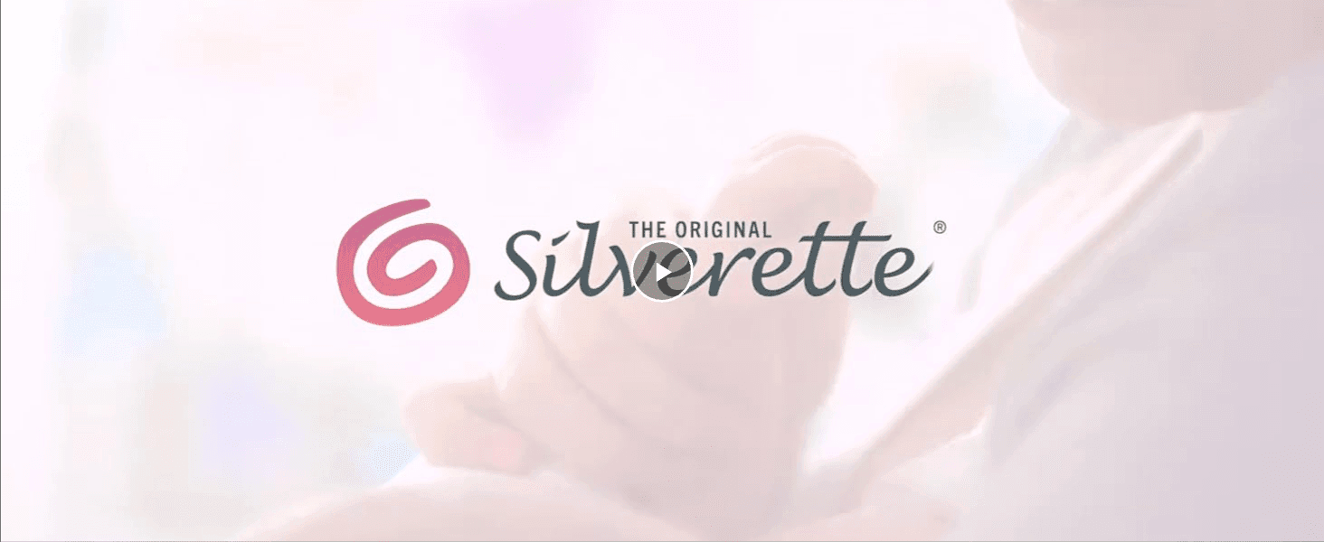 Introduces the Silverette brand with its logo and 'The Original' tagline over a soft lifestyle backdrop.