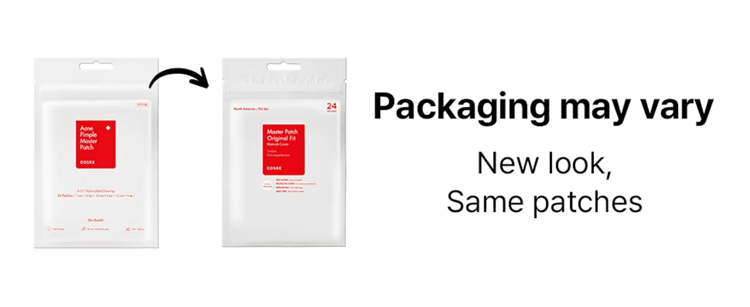 Reassures shoppers that the new packaging holds the same patches, so they trust they are getting the right product.