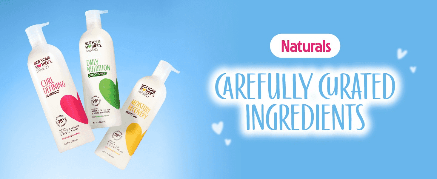 Introduces the product line under the 'Naturals' sub-brand, emphasizing carefully curated ingredients to build brand trust.