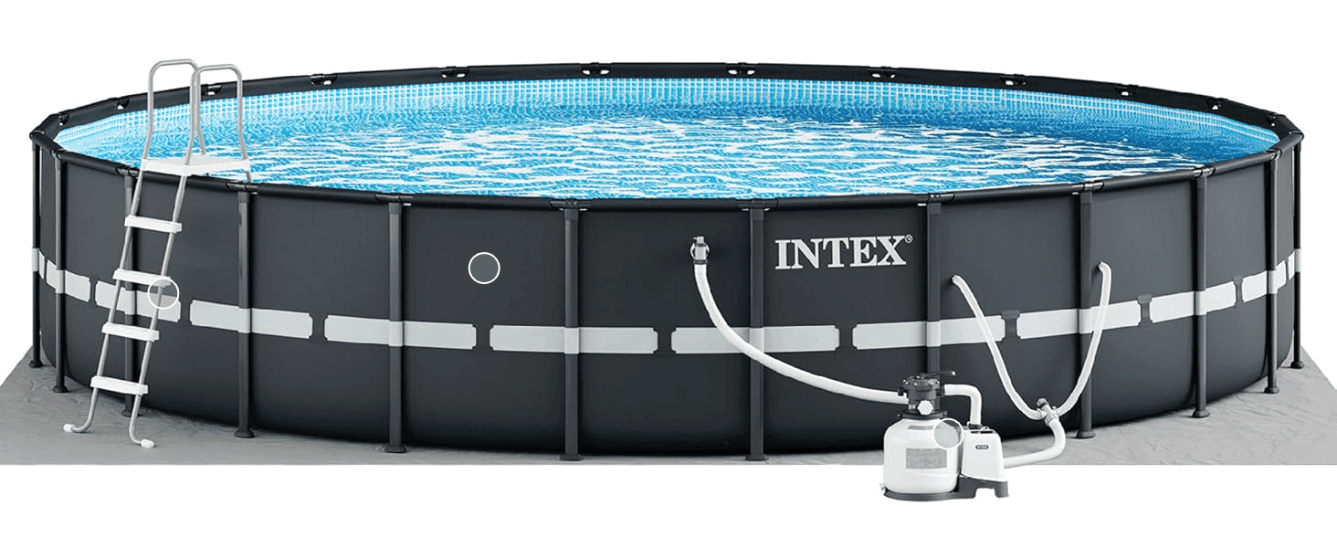Shows the full pool set clearly on a clean background as a standard catalog-style product photo.