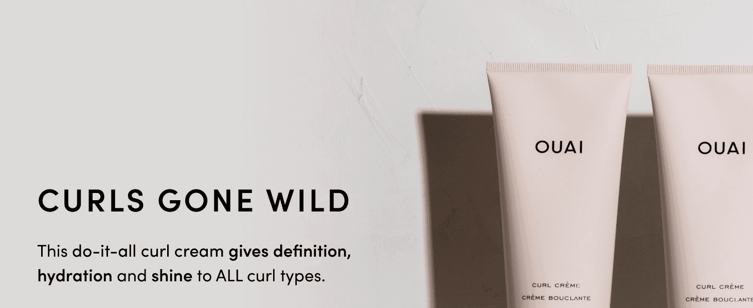Sells the curl cream on one clear promise of definition, hydration and shine for all curl types.