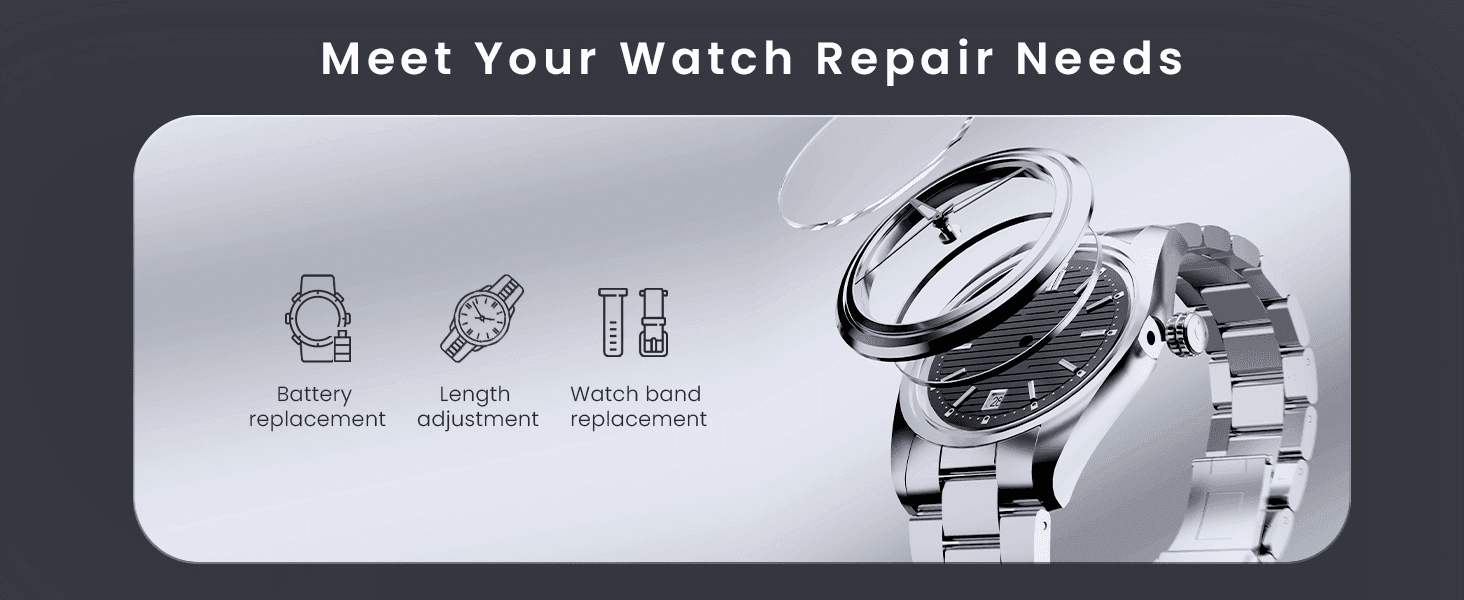 Highlights the three core repair functions the kit enables so shoppers understand its full range of use.