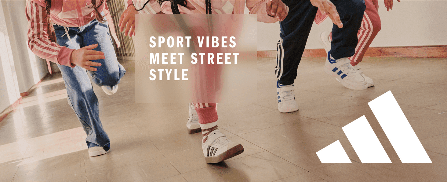 Positions the shoes as blending sport performance with street style to appeal to trend-conscious shoppers.