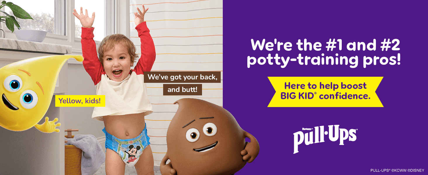 Introduces the brand's mascot characters and claims category leadership to build trust and boost the child's confidence.