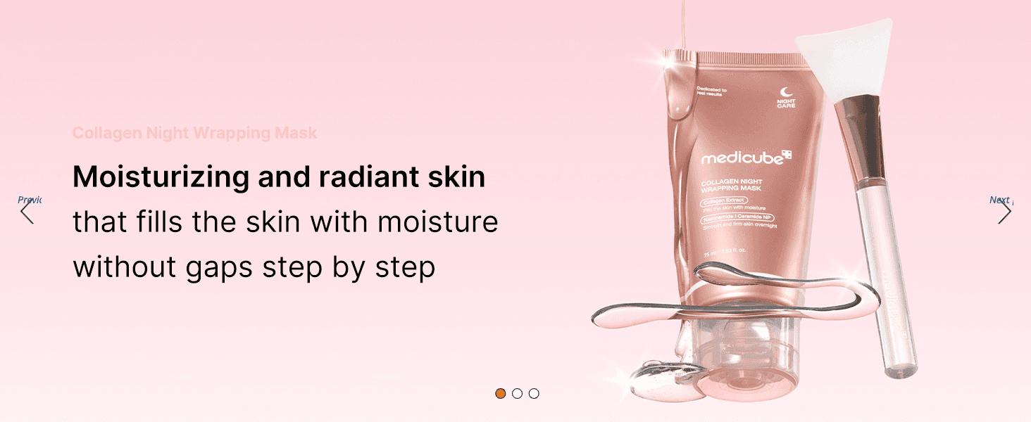 Shows the mask delivering steady moisture and radiant skin.