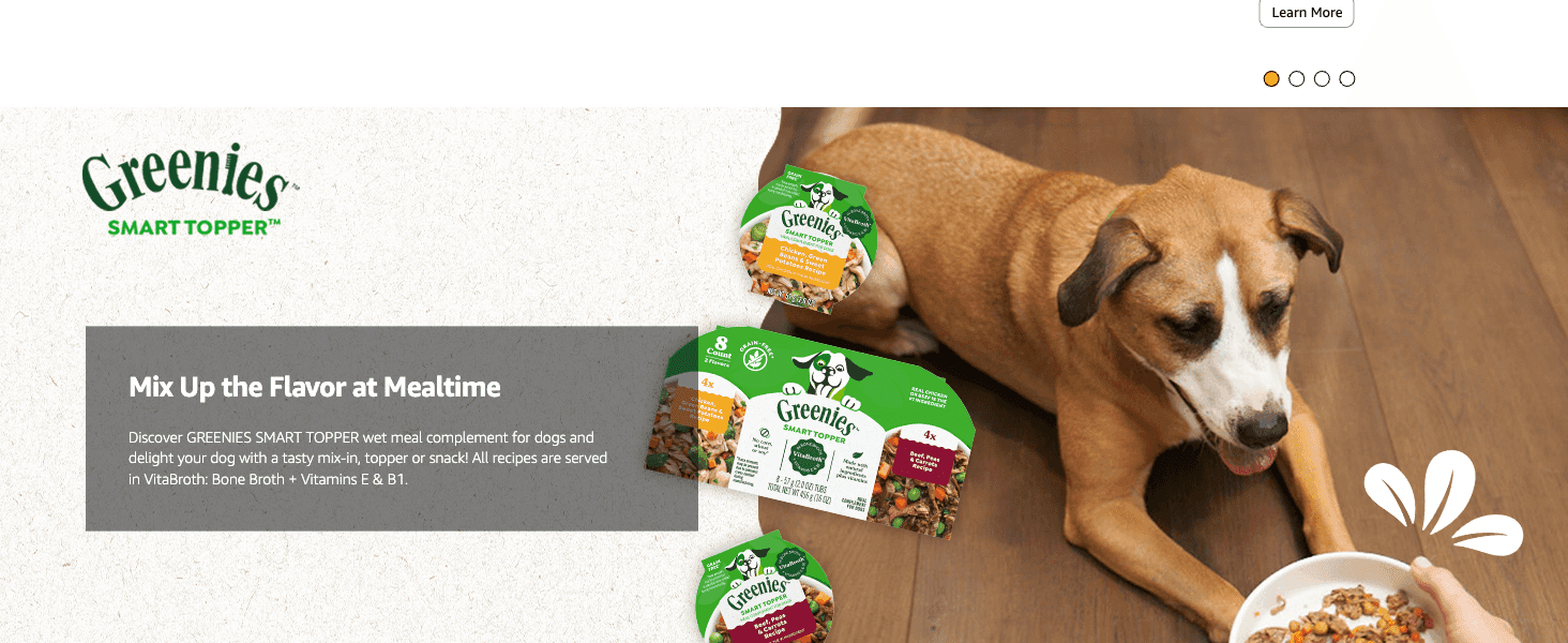 Encourages shoppers to mix up mealtime by pairing the topper with multiple recipes served in VitaBroth.