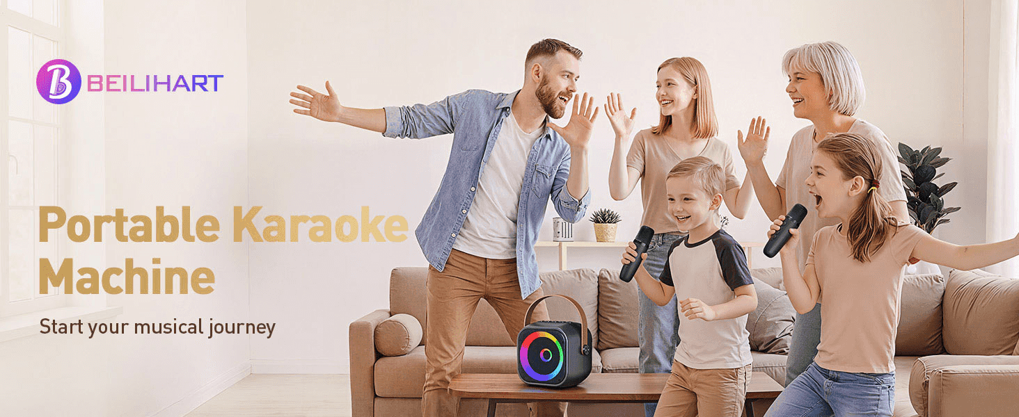 Opens the A+ page with the brand logo and product tagline over a lifestyle scene to establish identity and category before feature details. Shows the product bringing a family together in one…
