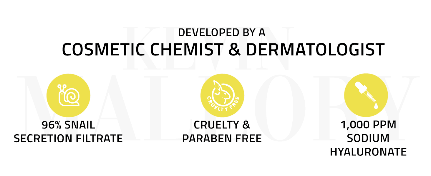 Builds credibility and communicates key formula benefits by highlighting expert development and three ingredient-related claims. Reassures shoppers the product meets cruelty-free and paraben-free…