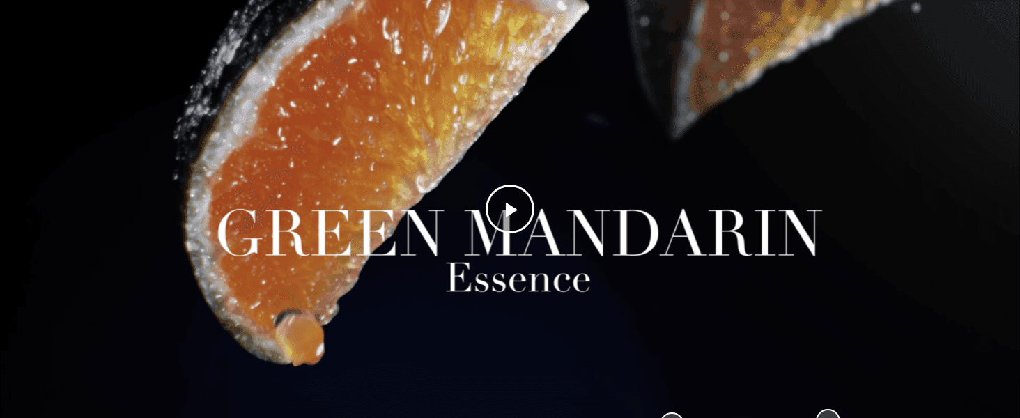 Introduces the Green Mandarin note through cinematic imagery to build an emotional, elegant brand impression of the scent.