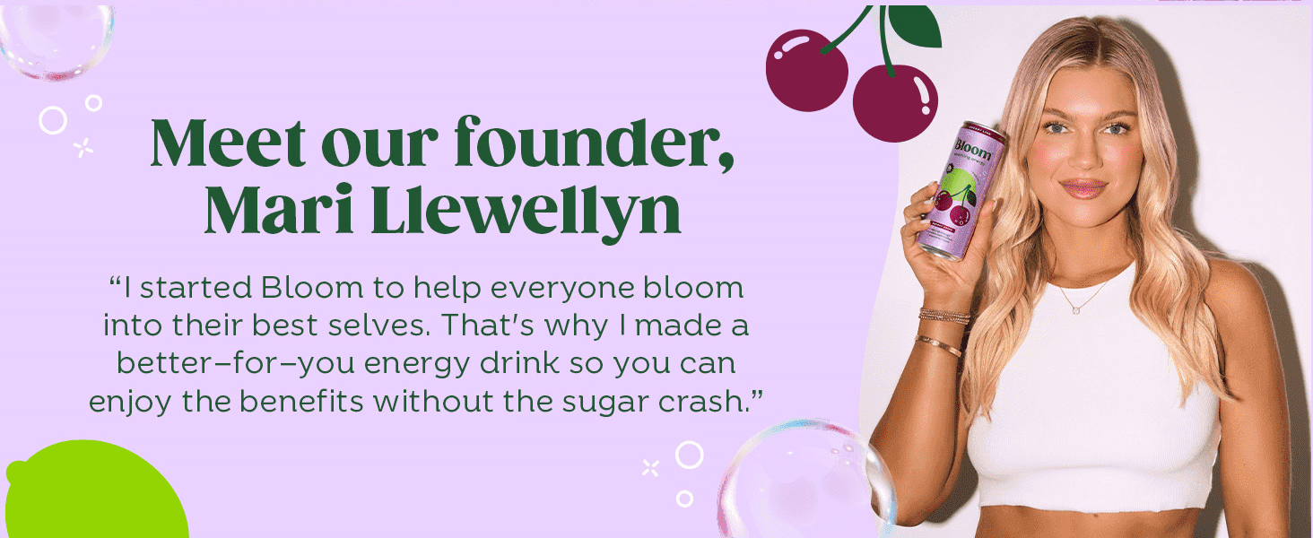 Introduces the brand's founder and her personal mission in her own words to build trust and emotional connection with shoppers.