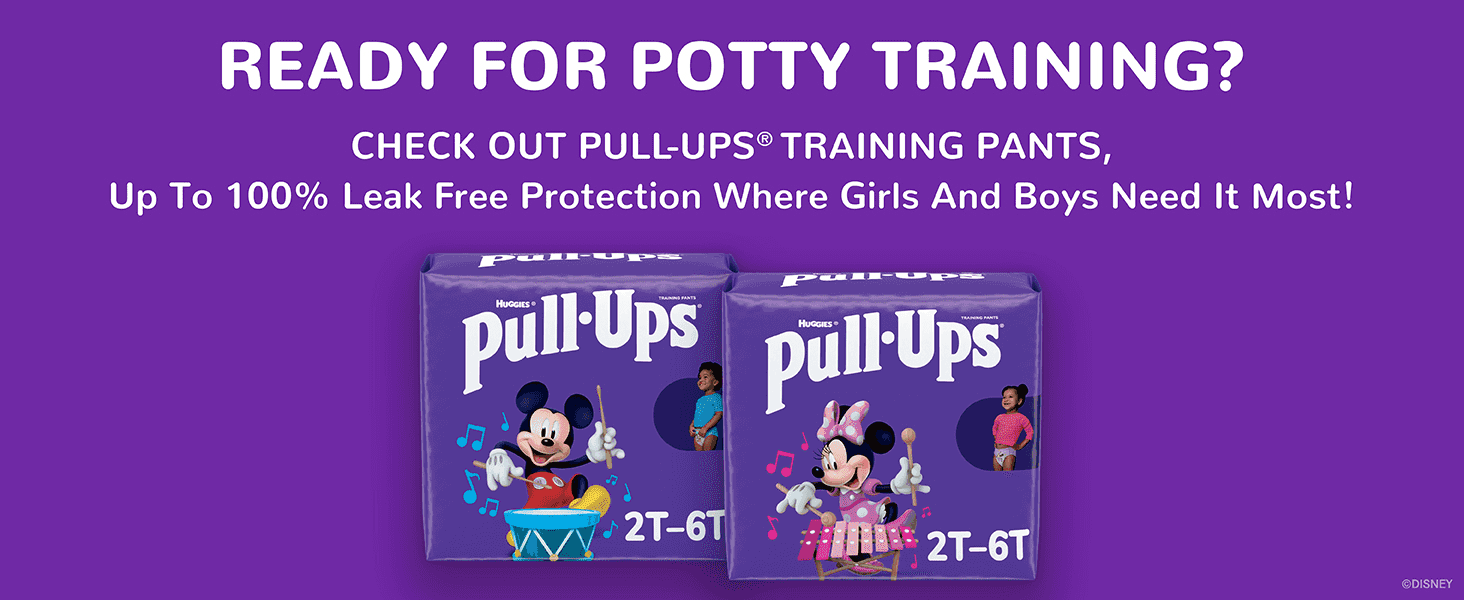 Promotes Huggies Pull-Ups training pants to parents of the diaper buyer's child as they approach potty training age.