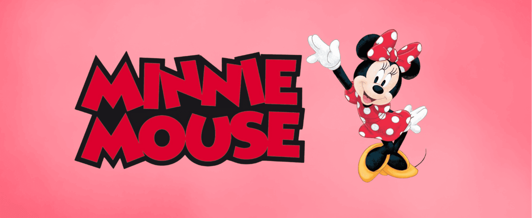 Introduces the Minnie Mouse character and logo to establish brand recognition for shoppers browsing Disney-licensed sleepwear.