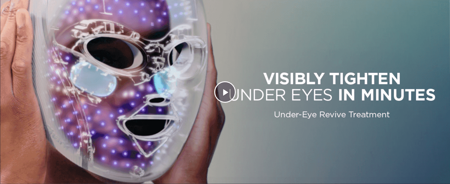 Communicates that the under-eye treatment visibly tightens skin quickly, reassuring shoppers of fast results.