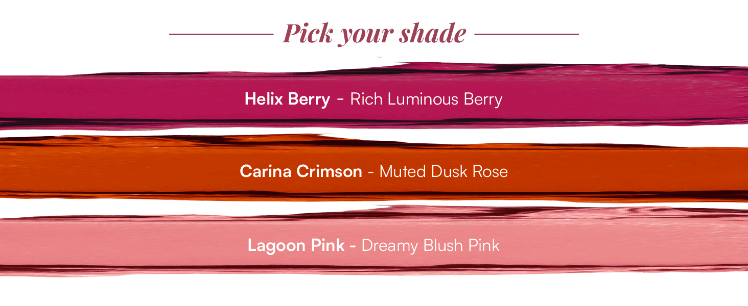 Helps shoppers choose the right shade by presenting the brand's full color lineup with names and descriptions.