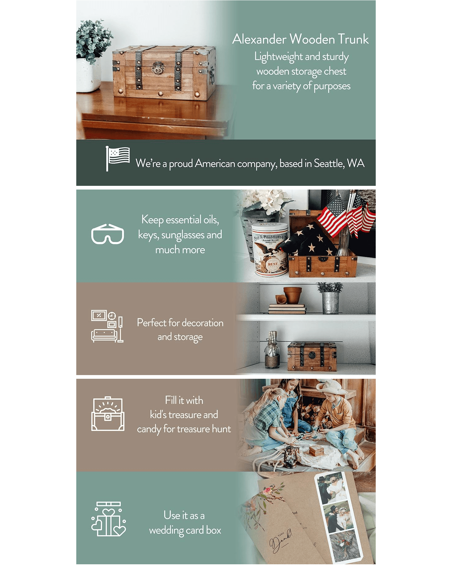 Basic A+ Content for SLPR Alexander Small Wooden Treasure Chest
