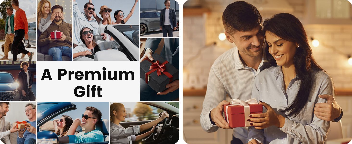 Positions the product as a premium gift option to encourage purchase for gifting occasions and build emotional appeal around giving. Demonstrates the product's versatility across multiple real-world…