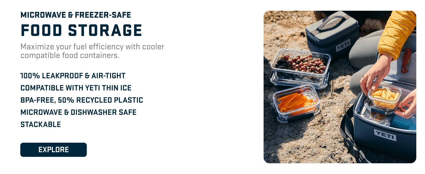 Highlights multiple key product benefits including leakproof design, cooler compatibility, eco-friendly materials, and durability to help shoppers understand the comprehensive value proposition.
