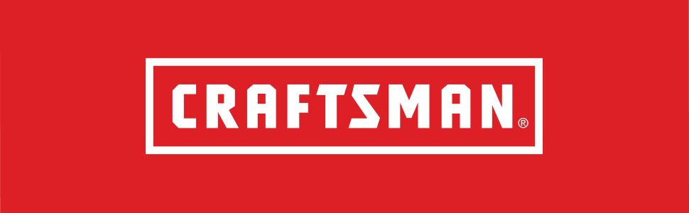 Prominently displays the Craftsman brand logo to reinforce brand recognition and identity.