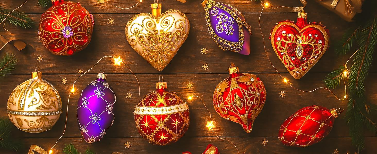 Positions the product as a seasonal gift or holiday purchase by showcasing festive ornaments and holiday lighting to evoke seasonal shopping intent.