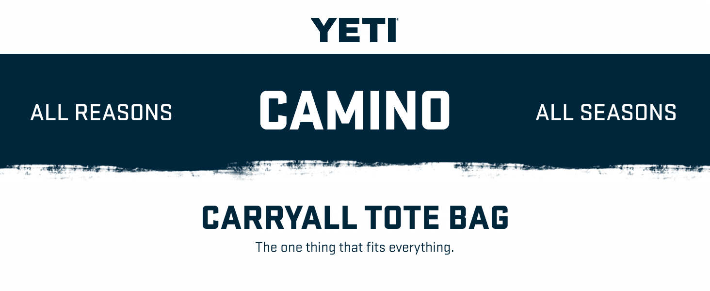 Introduces the Camino Carryall Tote Bag as part of the YETI brand lineup, emphasizing its versatility and all-season, all-reasons positioning to build brand recognition and product awareness.…