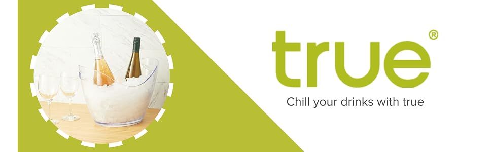 Reinforces the true brand identity with its logo and slogan to build recognition and trust. The lifestyle photo of chilled wine in an ice bucket supports the message that the brand helps keep drinks…