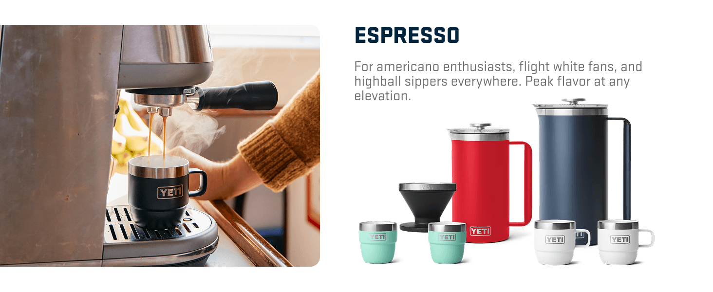 Showcases the brands espresso product lineup and coffee-making ecosystem to help shoppers understand the range of available options and how products work together.