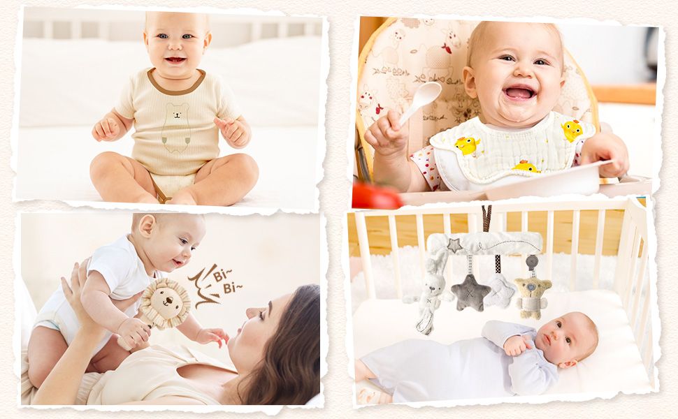 Demonstrates the product in multiple real-world contexts and age stages to show versatility and help shoppers envision the product across different situations and developmental phases.