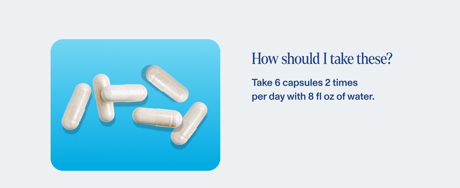 Provides clear usage instructions to help shoppers understand how to properly take the supplement for optimal results. Communicates simple, straightforward dosage information to reassure shoppers…
