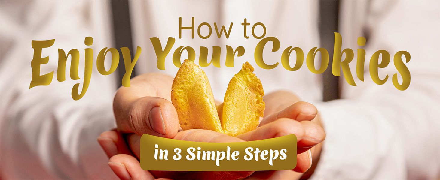 Introduces a simple instructional guide showing shoppers how to enjoy the product in 3 easy steps.