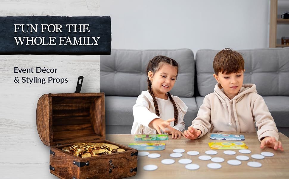 Demonstrates the product's versatility by showing it can be used both as event decor and styling props and as fun family entertainment for children. Highlights the product's core benefit of…