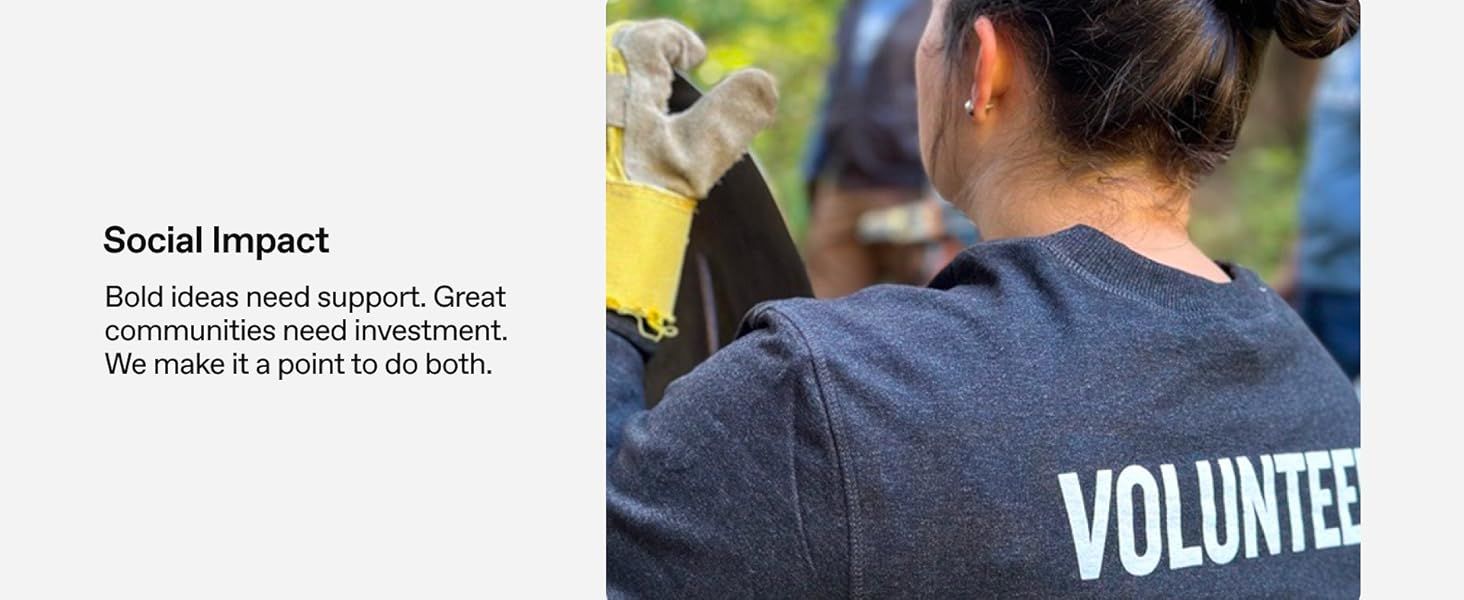 Communicates the brand's commitment to social responsibility and community support to build trust and emotional connection with shoppers.