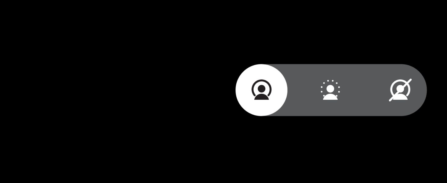 Highlights the headphones' adjustable listening-mode control (isolation/adaptive/off) as a single standout usability feature.