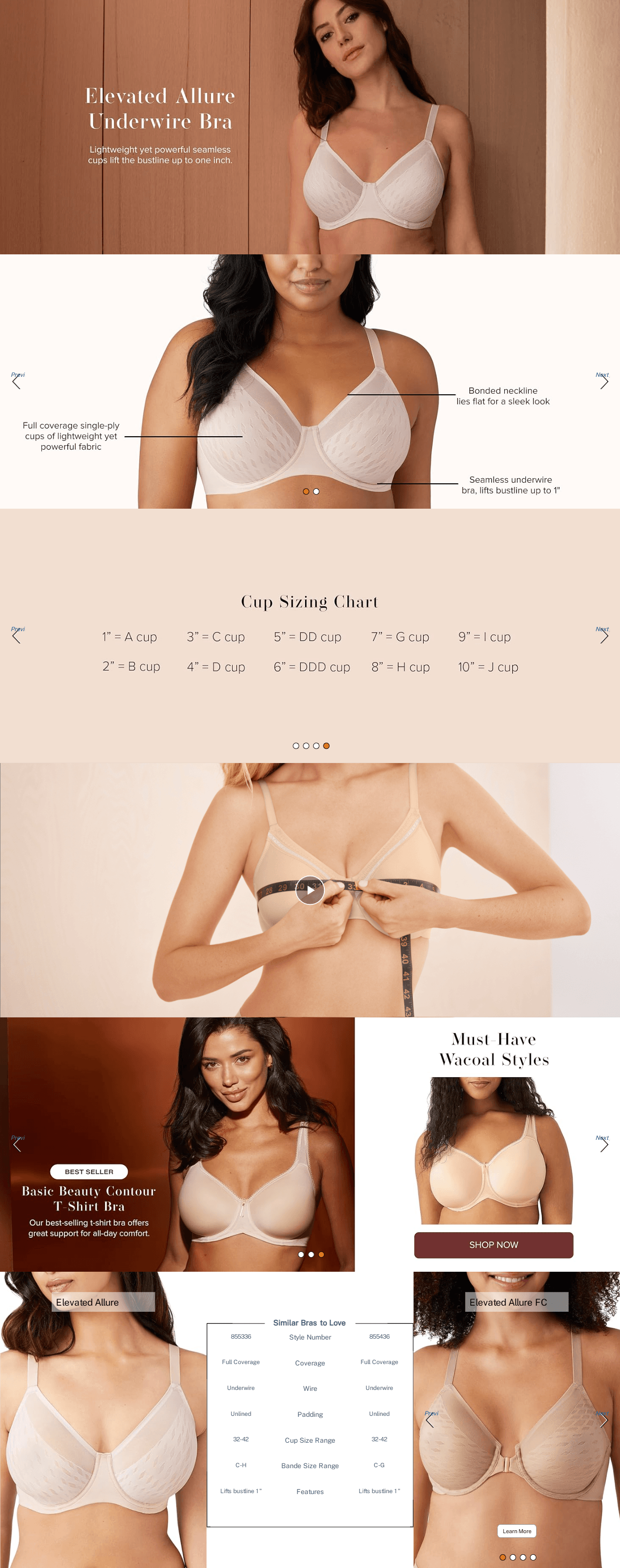 Premium A+ Content for Wacoal Women's Elevated Allure Unlined Underwire Bra at Amazon Women’s Clothing store