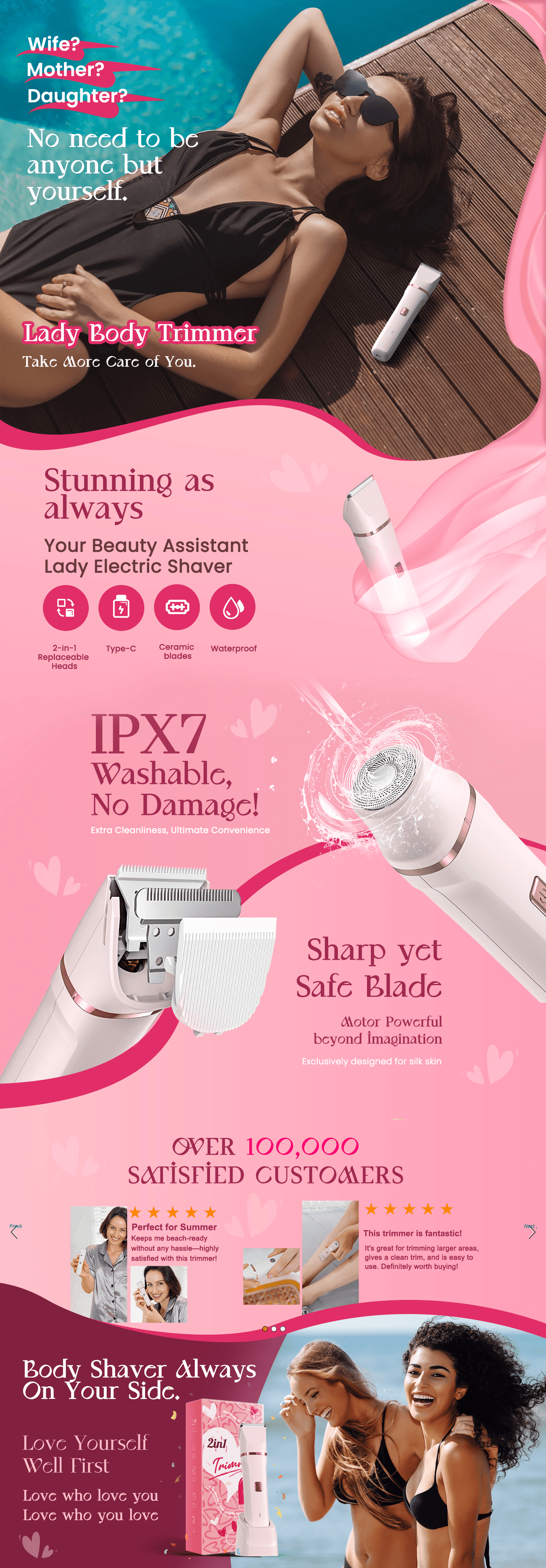 Premium A+ Content for Amazon.com: Bikini Trimmer for Women