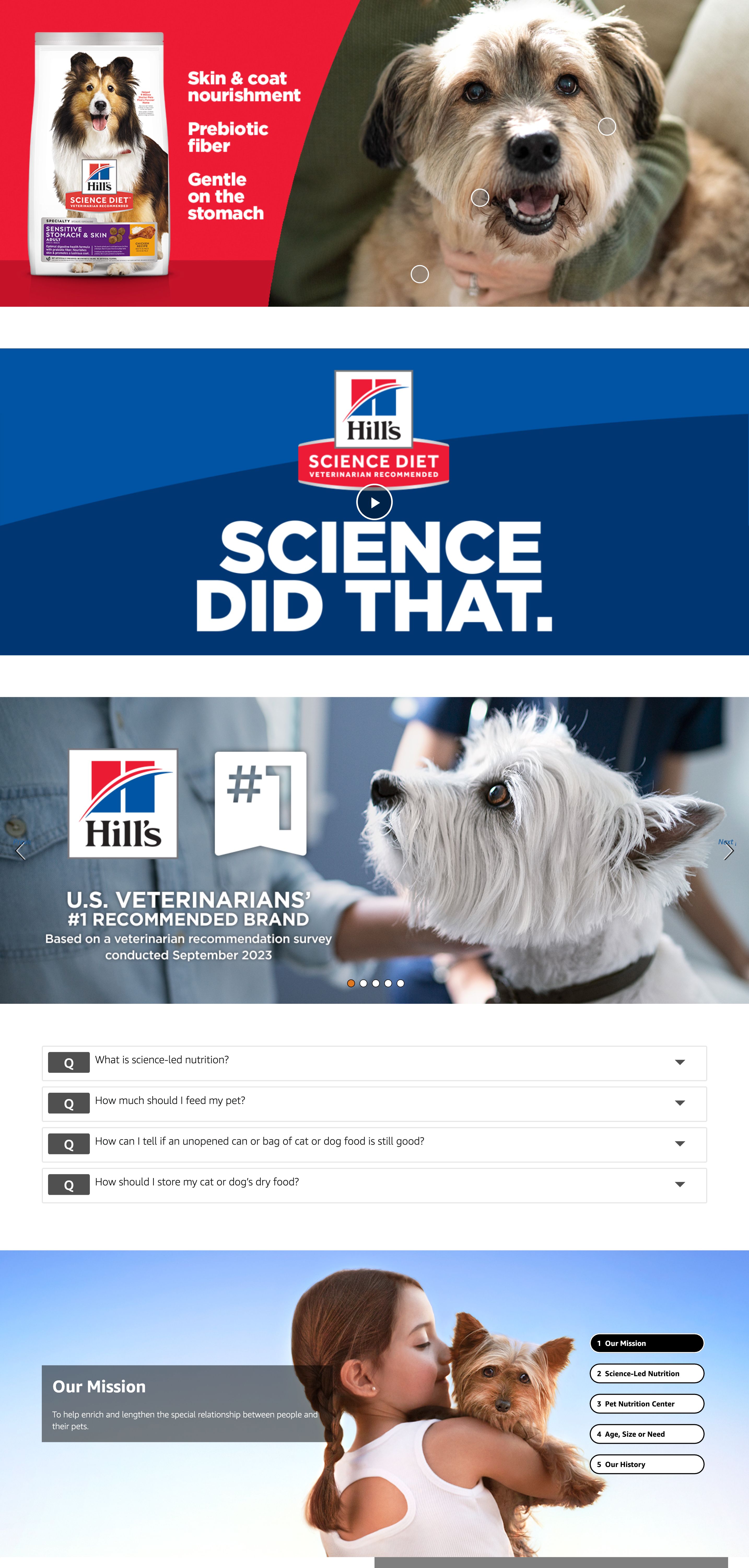 Premium A+ Content for Amazon.com: Hill's Science Diet Sensitive Stomach & Skin