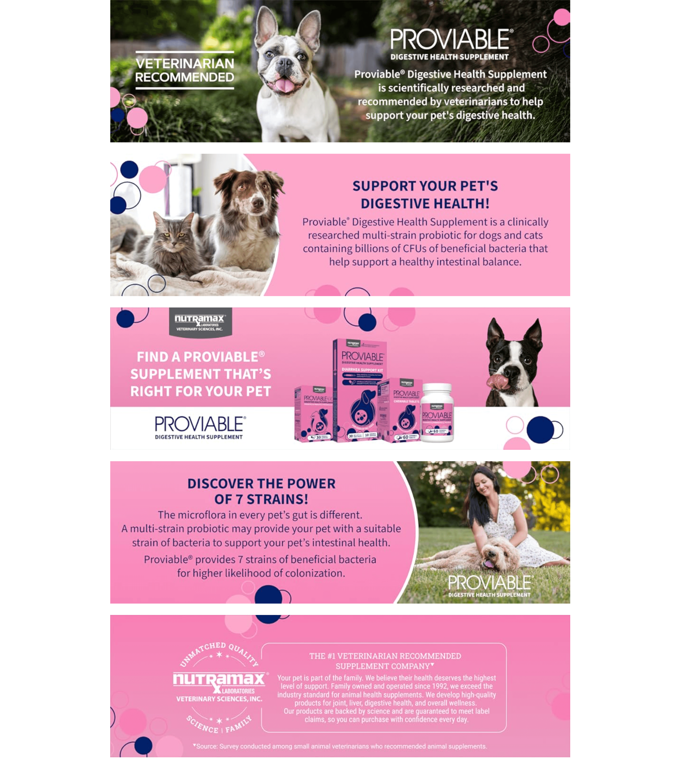 Premium A+ Content for Amazon.com : Nutramax Laboratories 30 Count Proviable Health Supplement for Cats and…