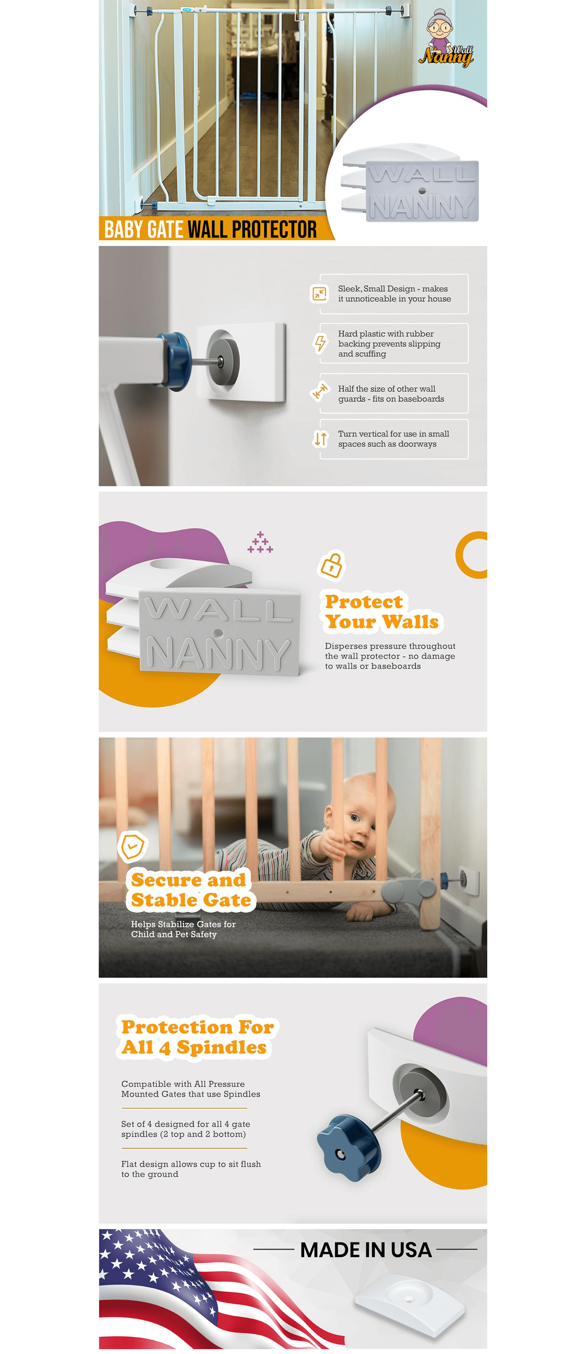 Premium A+ Content for Amazon.com: Wall Nanny