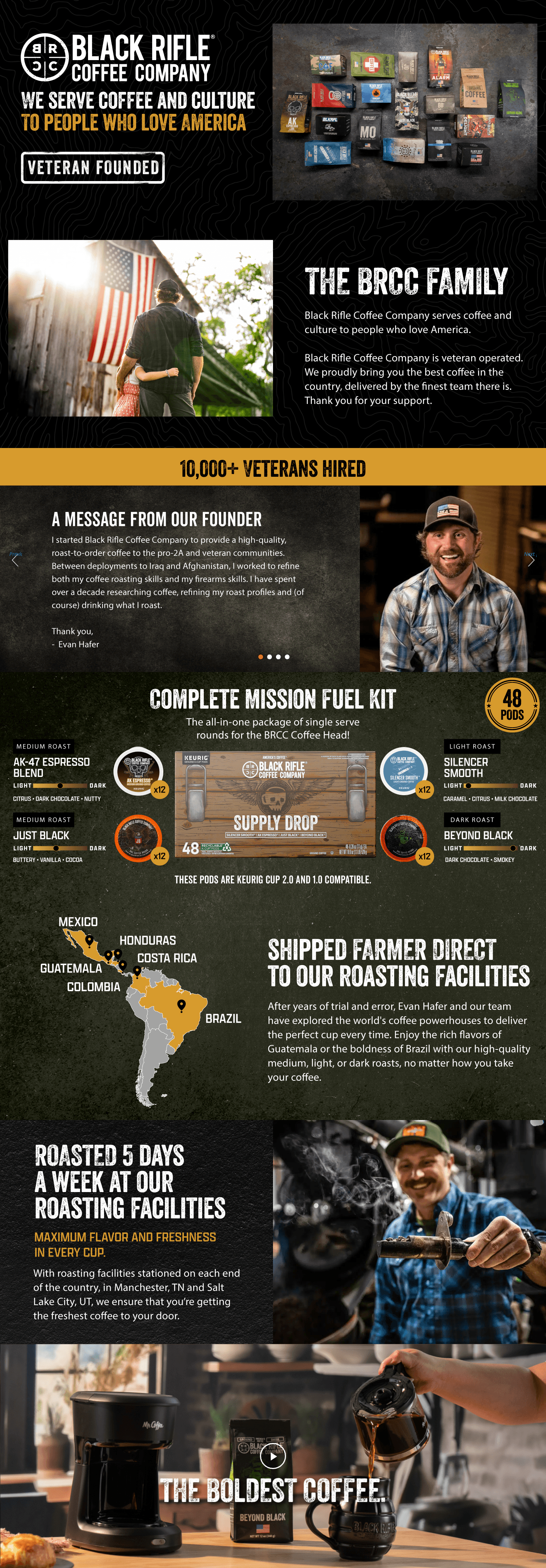 Premium A+ Content for Amazon.com: Black Rifle Coffee Company Supply Drop Variety Pack (48 Count of K Cups)