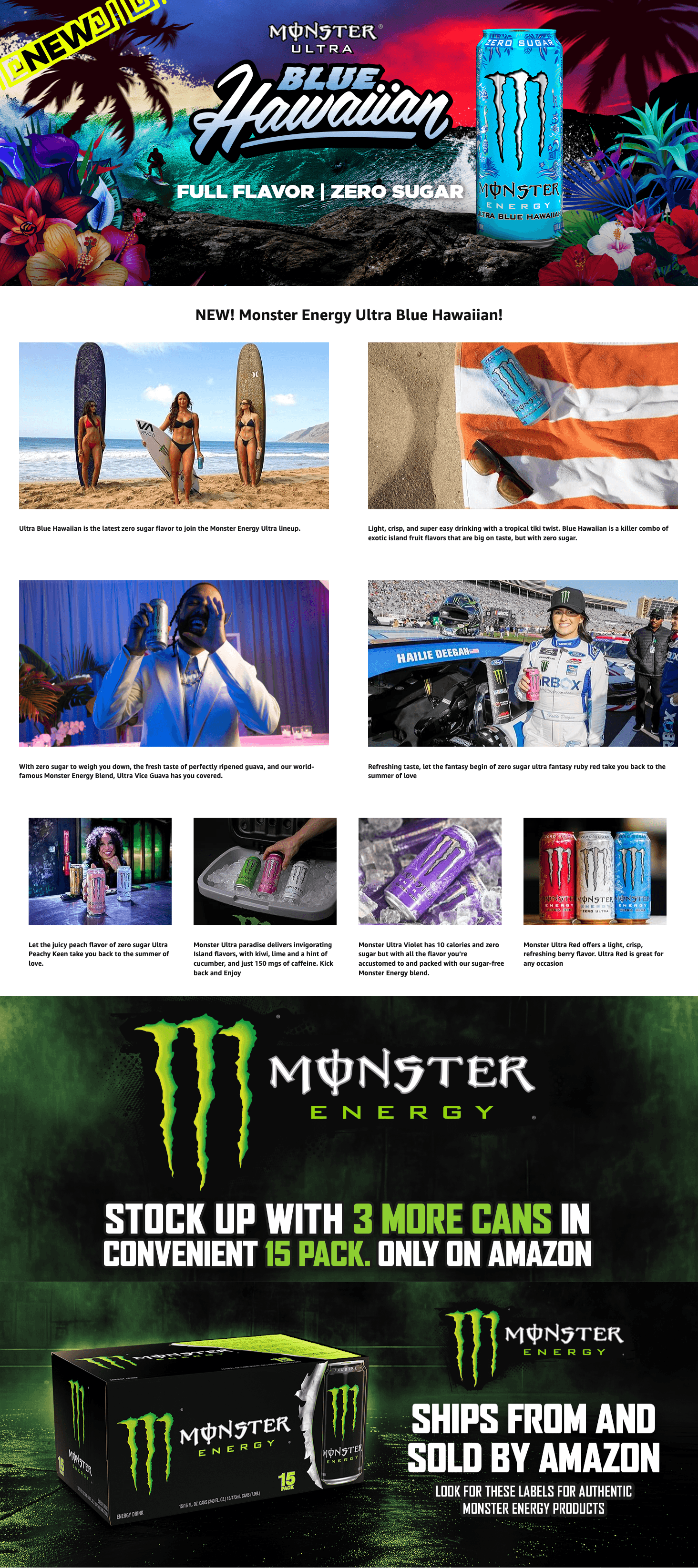 A+ Premium for Amazon.com: Monster Energy Zero Ultra