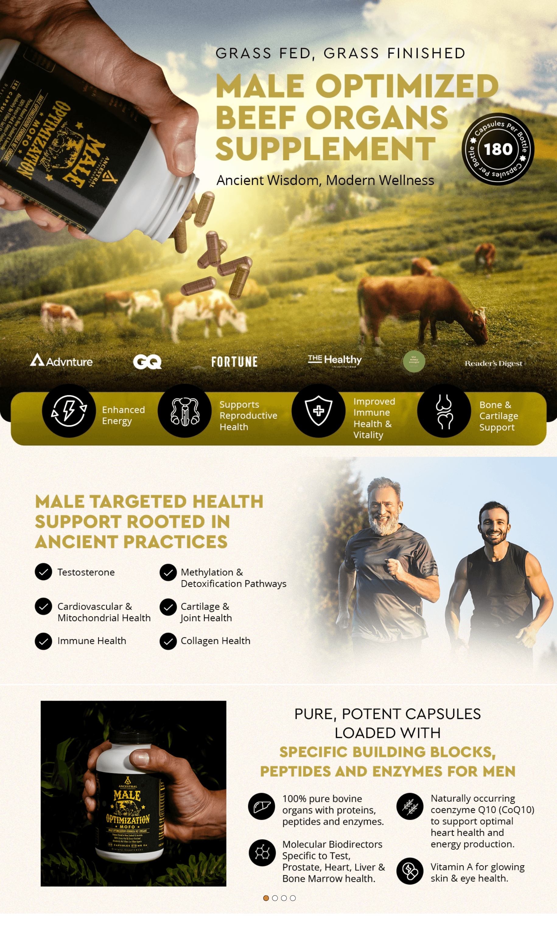 Premium A+ Content for Amazon.com: Ancestral Supplements Mofo