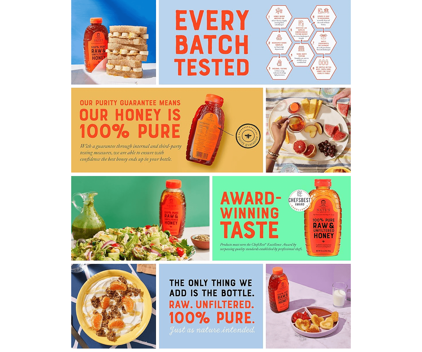 Premium A+ Content for Amazon.com : Nate's 100% Pure