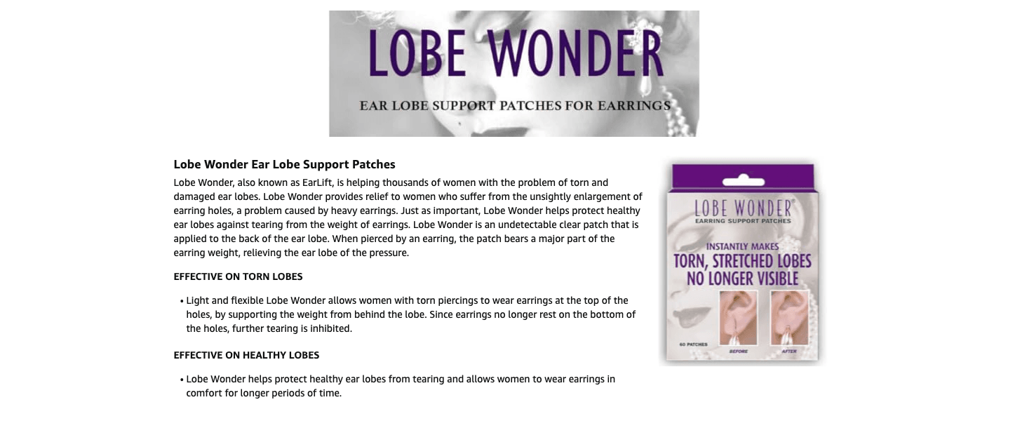 Premium A+ Content for Amazon.com: Lobe Wonder