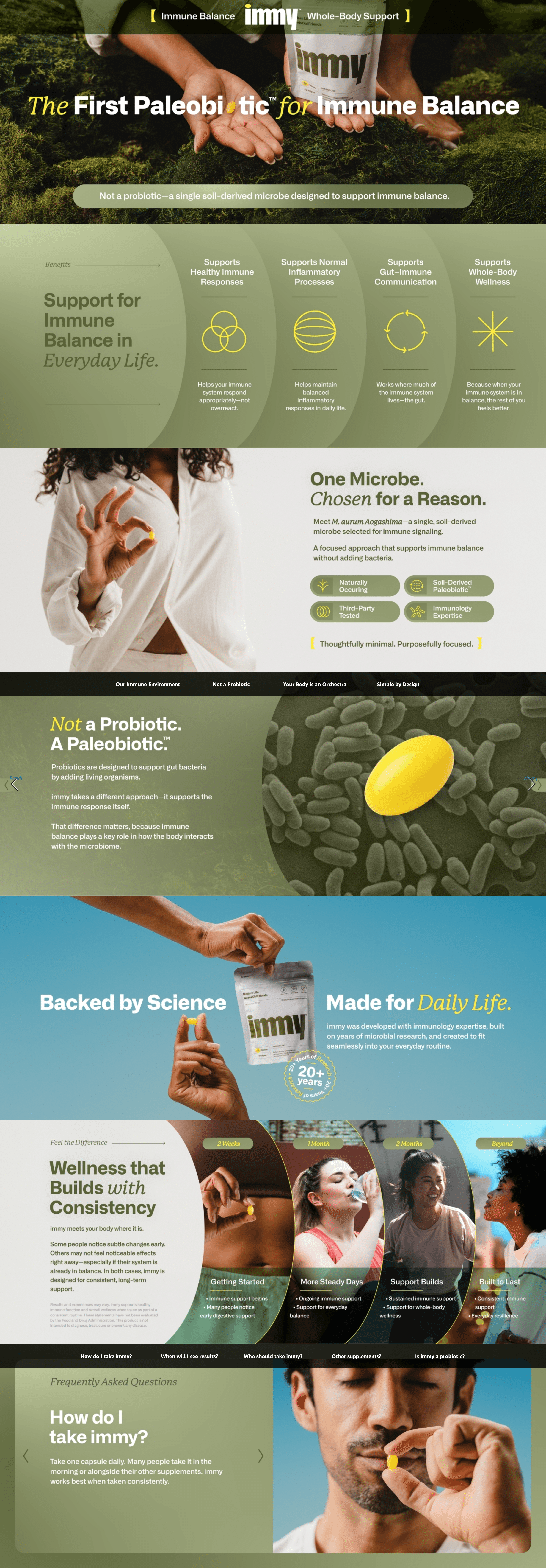 Premium A+ Content for Amazon.com: IMMY Doctor-Developed Inflammation Support