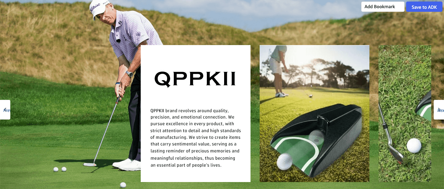 Brand Story for Amazon.com : QPPKII Golf Ball Return Putting Unit