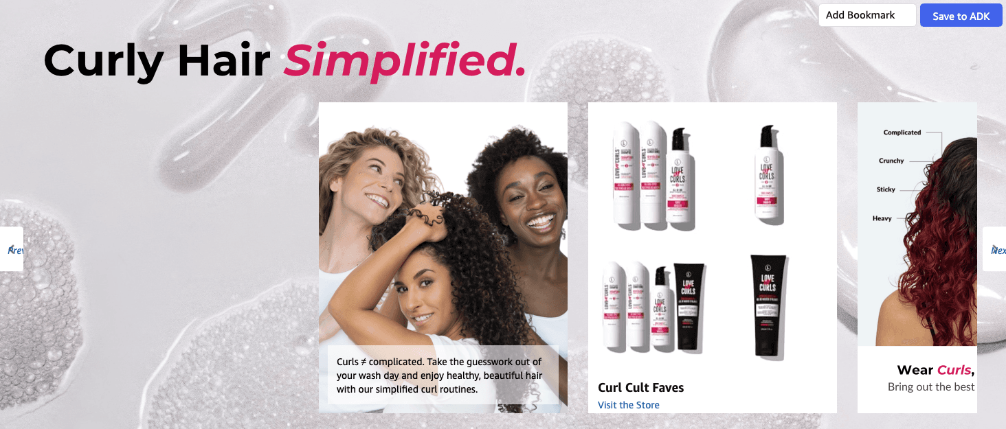 Brand Story for Amazon.com : Love Ur Curls