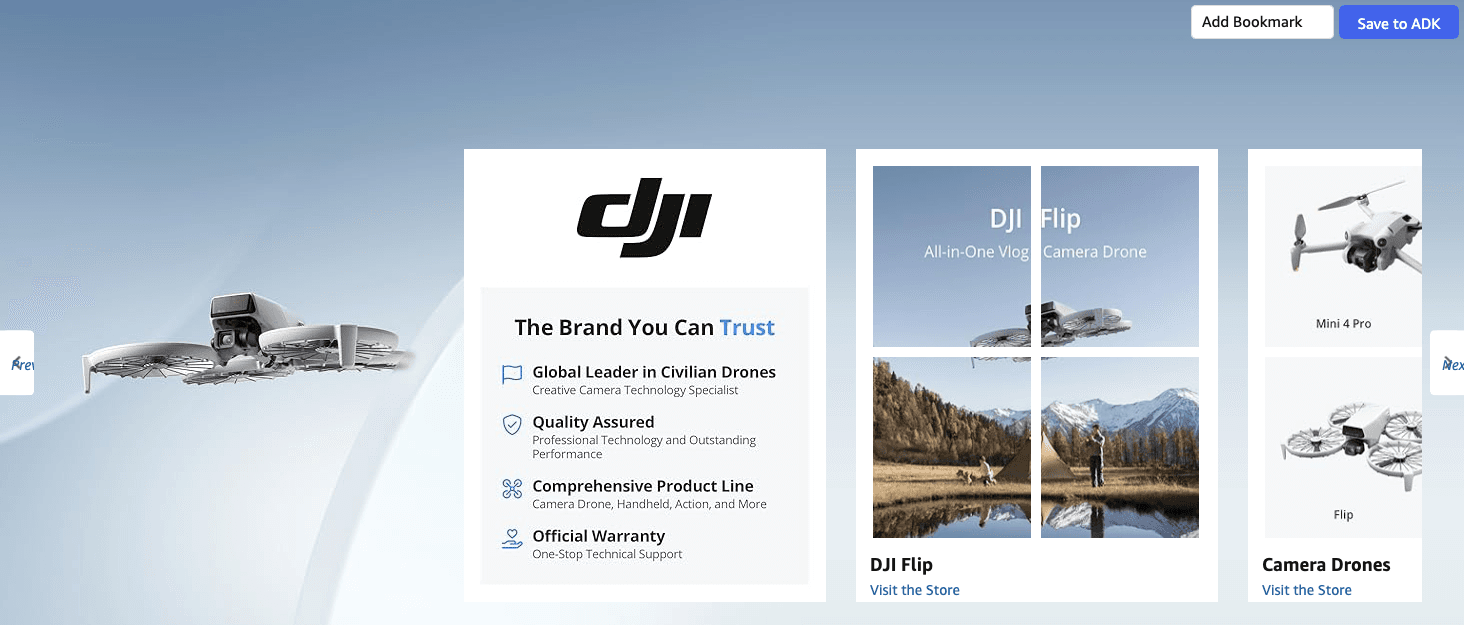 Brand Story for Amazon.com: DJI Mini 4K Fly More Combo