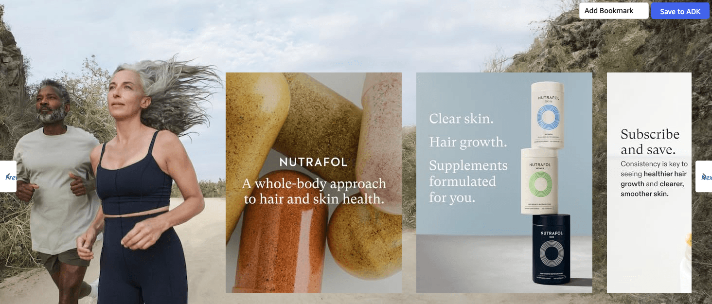 Brand Story for Amazon.com: Nutrafol Women's Balance Hair Growth Supplements