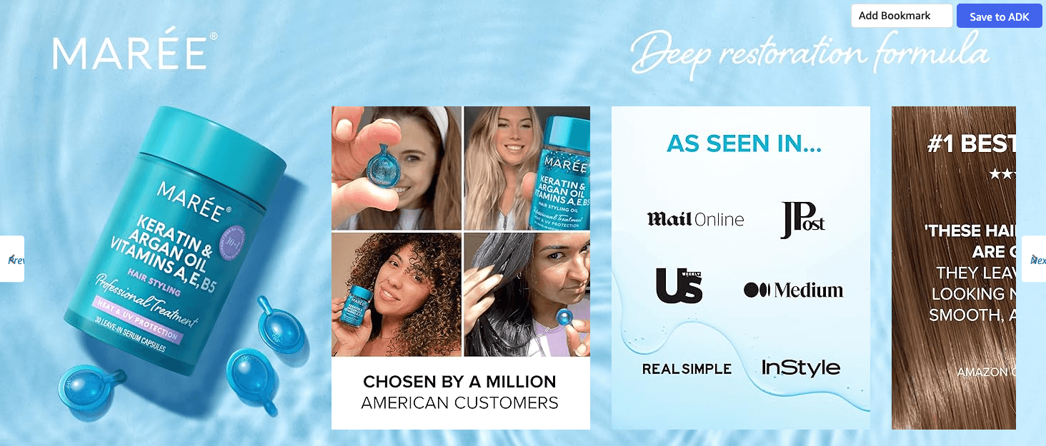 Brand Story for Amazon.com: MAREE Hair Oil for Frizzy