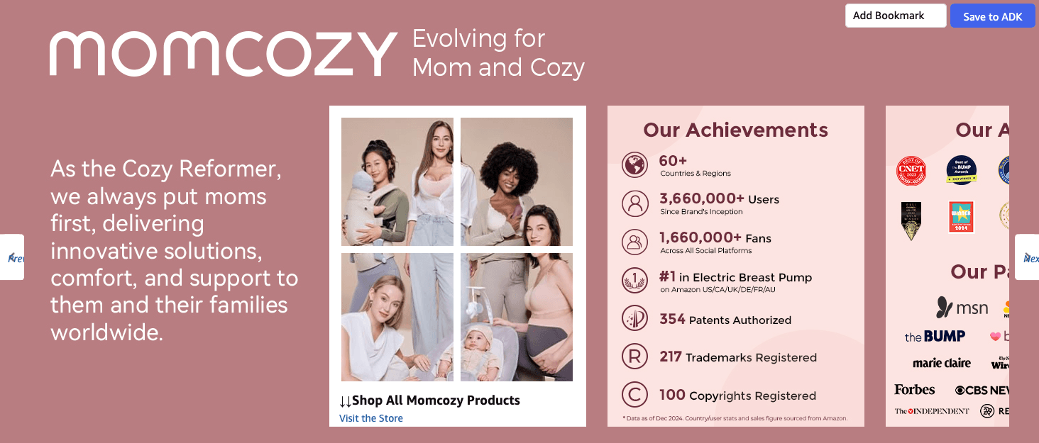 Brand Story for Amazon.com : Momcozy 22oz Portable Breast Milk Cooler for Outdoor