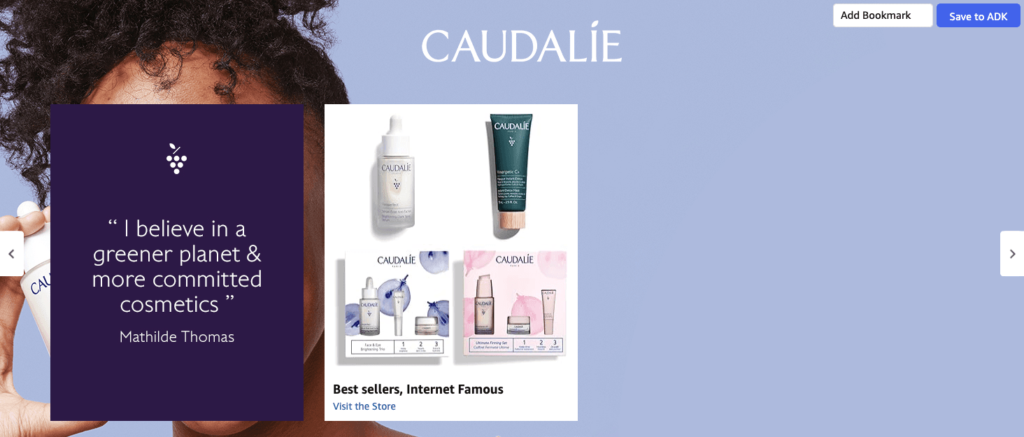 Brand Story for Amazon.com: Caudalie Vinoperfect Brightening Dark Spot Serum